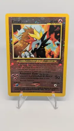 Pokemon TCG Entei Black Star Promo - 34 - Reverse Holo LP - Image 1