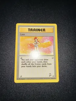 Pokemon TCG Lass 104/130 Base Set 2 Non-Holo Rare WOTC NM/LP - Image 1