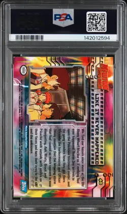 1999 TOPPS POKEMON THE MOVIE LIKE IT NEVER HAPPENED #40 MOVIE EDITION PSA 9 - Image 2