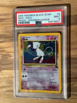 Pokemon Black Star Mew League Promo PSA 9 PSA # 53918521 SWIRL - Image 3