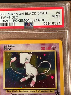 Pokemon Black Star Mew League Promo PSA 9 PSA # 53918521 SWIRL - Image 4