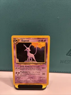 Pokemon TCG Espeon Neo Discovery 20/75 Non-Holo Rare MP - Image 1