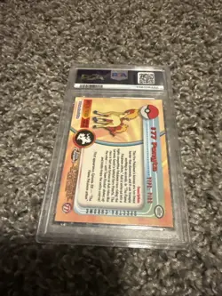 Topps 2000 Chrome Pokemon T.V. #77 Ponyta PSA 8 - Image 3