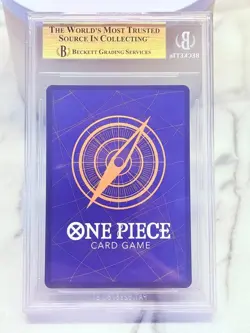 2022 One Piece TRAFALGAR LAW BGS 10 PRISTINE Super Pre-Release ST02-009 - Image 2