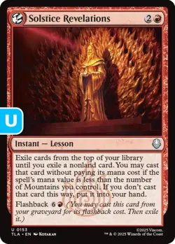 MTG Solstice Revelations Avatar Uncommon Instant Lesson NM - Image 1