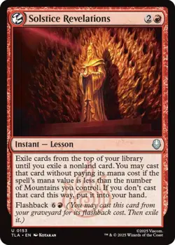 MTG Solstice Revelations Avatar Uncommon Instant Lesson NM - Image 2