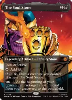 The Soul Stone (Borderless) [Marvel's Spider-Man] Foil Near Mint - Image 1