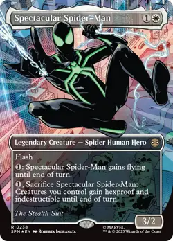 Spectacular Spider-Man (0238) (Borderless) (Textured Foil) [Marvel's Spider-Man] - Image 1