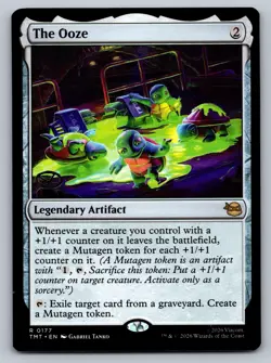 MTG The Ooze 0177 TMNT Rare TMT EN 2026 Legendary Artifact - Image 1