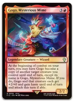 Gogo, Mysterious Mime (Surge Foil) #56 (NM) Final Fantasy FIC Magic MTG - Image 1