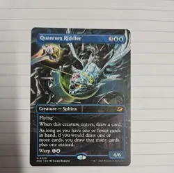 Magic: The Gathering Quantum Riddler Edge of Eternities Mythic Borderless Blue … - Image 1