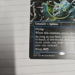 Magic: The Gathering Quantum Riddler Edge of Eternities Mythic Borderless Blue … - Image 3