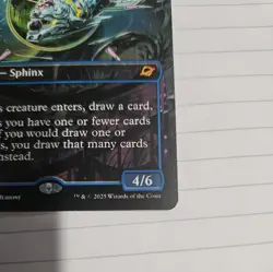 Magic: The Gathering Quantum Riddler Edge of Eternities Mythic Borderless Blue … - Image 4