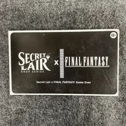 MTG: Secret Lair x Final Fantasy Game Over (Non Foil), Sealed Sleeve has Wear - Image 1