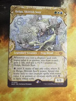 Helga, Skittish Seer SHOWCASE Bloomburrow Regular MTG NM - Mythic Bloomburrow - Image 1