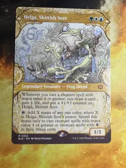 Helga, Skittish Seer SHOWCASE Bloomburrow Regular MTG NM - Mythic Bloomburrow - Image 2