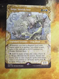 Helga, Skittish Seer SHOWCASE Bloomburrow Regular MTG NM - Mythic Bloomburrow - Image 3