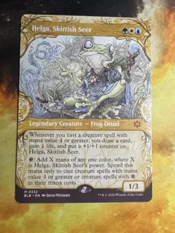 Helga, Skittish Seer SHOWCASE Bloomburrow Regular MTG NM - Mythic Bloomburrow - Image 4
