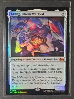 MTG Krang, Utrom Warlord Foil M 0175 Teenage Mutant Ninja Turtles - Image 1