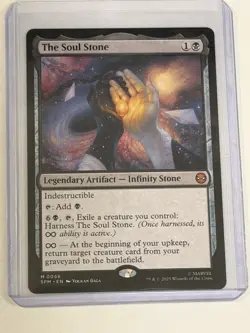 Magic the Gathering the Soul Stone, Marvel's Spider-Man, Regular Mythic Card - Image 1