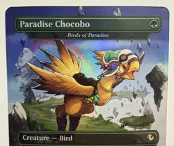 Magic the Gathering MtG Final Fantasy Paradise Chocobo Full Art Foil 483 Promo - Image 2