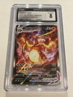 Pokemon Charizard Vmax Swsh261 Black Star UPC Promo CGC 8 NMMT - Image 1