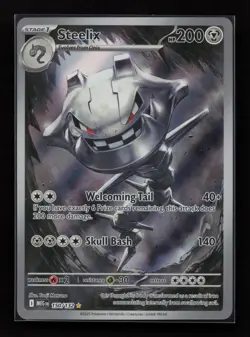 Steelix 150/132 Illustration Rare Mega Evolution Pokemon Near Mint - Image 1