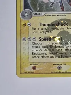 Magneton - 27/112 - Holo - FireRed & LeafGreen *LP* TCG POKEMON - Image 3