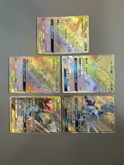 Pokemon GXTag Team Lot Rainbow Rare + Promos Garchomp Celebi Venusaur Dialga etc - Image 1
