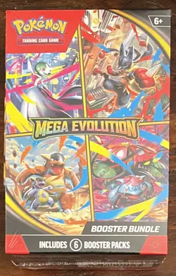 Pokemon TCG: Mega Evolution - Booster Bundle - 6 Packs - Factory Sealed - Image 1