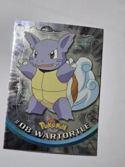 Wartortle #08 - 1999 Topps Pokemon TV Animation Edition~ Foil - Image 1