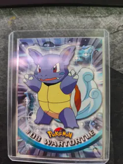 LP NONHOLO Wartortle #08 Blue Label Topps 1999 TV Animation Edition Pokemon Card - Image 1