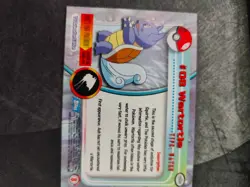 LP NONHOLO Wartortle #08 Blue Label Topps 1999 TV Animation Edition Pokemon Card - Image 3