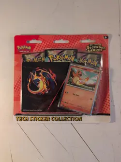 Pokemon Mega Evolution S2.5 Ascended Heroes Tech Sticker - Charmander - IN HAND - Image 1