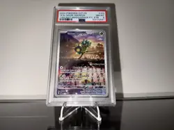 Teal Mask Ogerpon Pokemon Center Stamp 123 Scarlet & Violet ETB Promo PSA 8 - Image 1