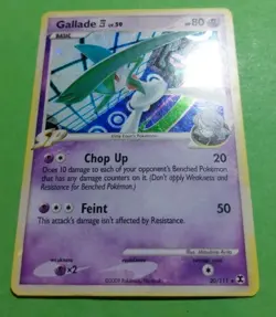 Gallade - (DPPt Rising Rivals) 020/111 Deck Exclusives Holo Pokemon, MP - Image 2