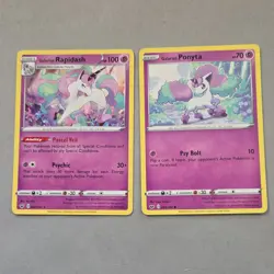 Cute Ponyta, Rapidash, Pokemon TCG Card Lot 12x - Image 2