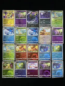 2025 PTCG Pokemon S-Chinese CBB2C Vaporeon Flareon 0809/14 MasterBall Lot*20 yo8 - Image 1