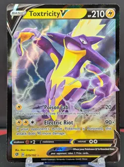 Pokemon Toxtricity V #070/192 English Rebel Clash - Image 1