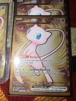 Mew ex (Metal Card) 205/165 SV: Scarlet & Violet 151 NM Pokemon 2023. X6 - Image 1