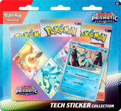Pokemon TCG Prismatic Evolutions Tech Sticker Collection Set Lot Of 3 Sealed New - Image 4