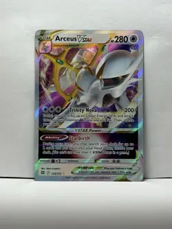Pokemon TCG Arceus VSTAR Holo Ultra Rare Card 123/172 Brilliant Stars - Image 1