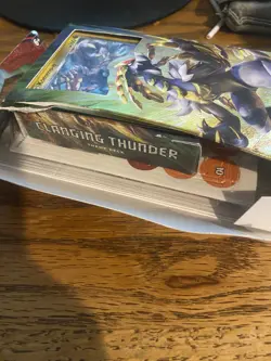 Pokemon Clanging Thunder Theme Deck. Box Ripped Open Still Sealed In Plastic - Image 2