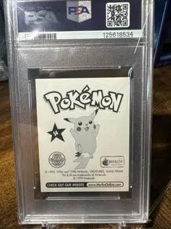 1999 Pokemon #S4 Blastoise Merlin Prism PSA 8￼ - Image 5