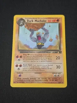 Dark Machoke 40/82 Team Rocket Regular WOTC Vintage Pokemon TCG LP - Image 1