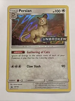 Persian - (Prerelease) SM182 Sm Holo Pokemon TCG NM Awesome Promo Card!🔥 - Image 1