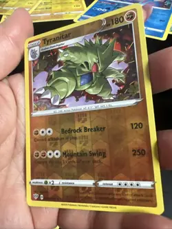 Tyranitar 88/189 Reverse HOLO RARE Sword & Shield Darkness Ablaze 2020 Pokemon - Image 2