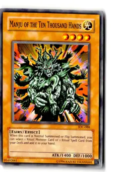 Manju of the Ten Thousand Hands IOC-088 Invasion of Chaos Yu-Gi-Oh Unlimited LP - Image 1