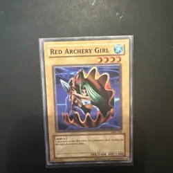 Red Archery Girl - MRL-030 - Common - Unlimited Edition Near Mint Yugioh Card - Image 1