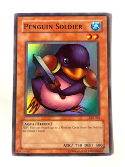 Penguin Soldier - SDJ-022 - Super Rare - Unlimited Edition - Damaged - YuGiOh! - Image 1